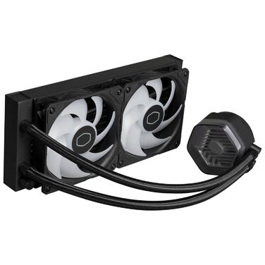 Cooler Master MasterLiquid 360 Stealth: Світлодіодна СРU-Водяна Система Охолодження - AIO (300W), Подвійна помпа, 120мм вентилятори Mobius, LGA1851/1700/AM5/AM4, RGB