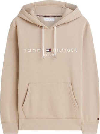 Чоловічий худі Tommy Hilfiger з капюшоном та логотипом, колір Beige Batique Khaki, розмір L