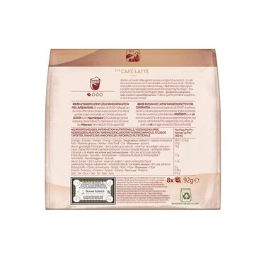 Кавові пади Senseo Café Latte, середній обсмал, 80 шт (10х8)
