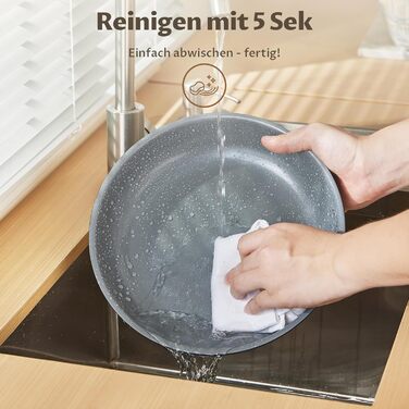 Набір каструль BEZIA 17 предметів з знімним ручками, антипригарний набір сковорідок з керамічним покриттям, набір каструль для індукційних плит, підходить для всіх типів плит, стік-набір, посуд для кемпінгу, піч-безпечний, світло-бежевий