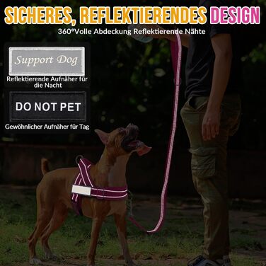 Нашийник для собак Eyein, XL, Маджента: м'який, без обмеження руху, для прогулянок та тренувань