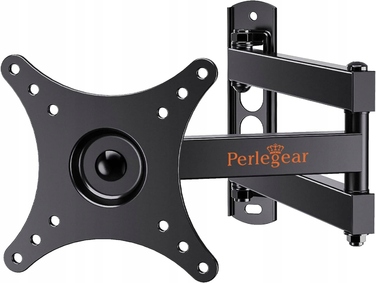 Поворотний кронштейн для телевізора Perlegear, навантаження до 20 кг, VESA 75x75/100x100