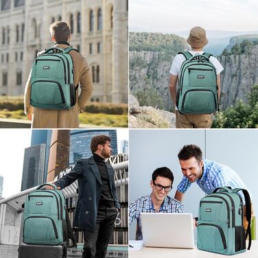 Рюкзак RJEU для дівчат та підлітків, шкільний рюкзак з відділенням для ноутбука 15,6 дюймів, A71-edel