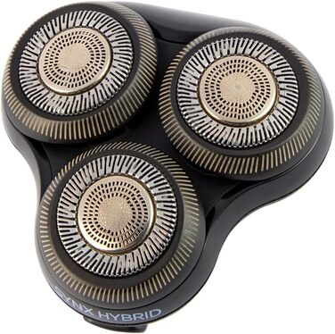 Електричний чоловічий бритва Remington X5 з гібридною системою SynX та тримером, Rotationsrasierer XR1755 (Чорний/Нержавіюча сталь)