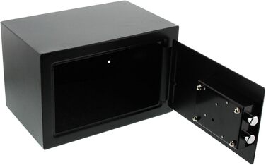 Трюмо Burg Wächter Favor S3 E з сейфовим замком, чорний, 200 x 310 x 200 мм, подвійний ригель, Single