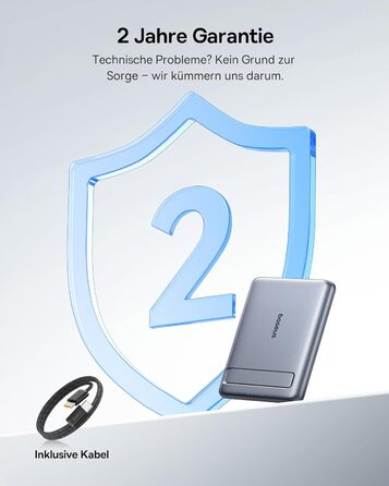 Power Bank Baseus Mini MagSafe 5000mAh з MagSafe, PD 20W, Qi2, сірий колір