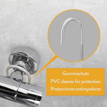 kowald ® Shower Caddy for Hanging on the Faucet - Stainless Steel - 100% Rustproof