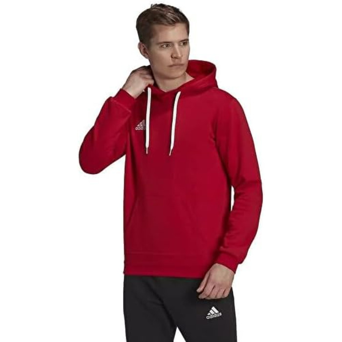 Чоловічий спортивний худі Adidas Entrada 22 з капюшоном, Team Power Red 2, розмір XL Extra Tall