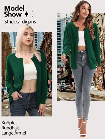 Жіноча довга куртка-кардиган JUOIANTANG однотонна з кишенями та довгими рукавами, відкритий фасон, капюшон, розмір XXL (зелений)