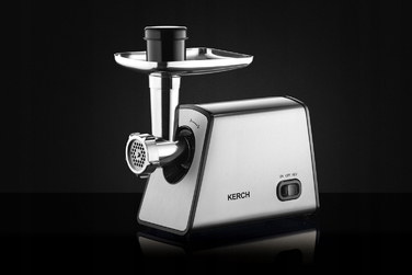 М'ясорубка Kerch OMEGA 1900W, сріблястий/сірий, 600 Вт