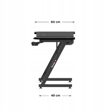 Ігровий стіл Huzaro Hero 3.3 RGB LED + килимок XXL