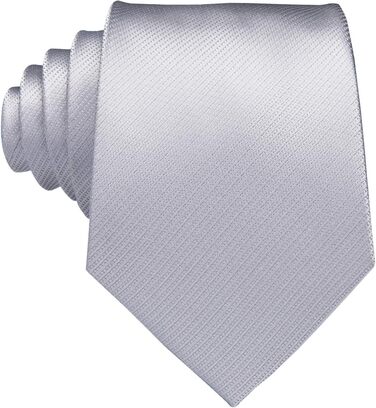 Набір краватка, нагрудна хустинка, запонки та латунний шпилька Hi-Tie для весілля та ділових зустрічей, жаккардовий шовк, сріблястий