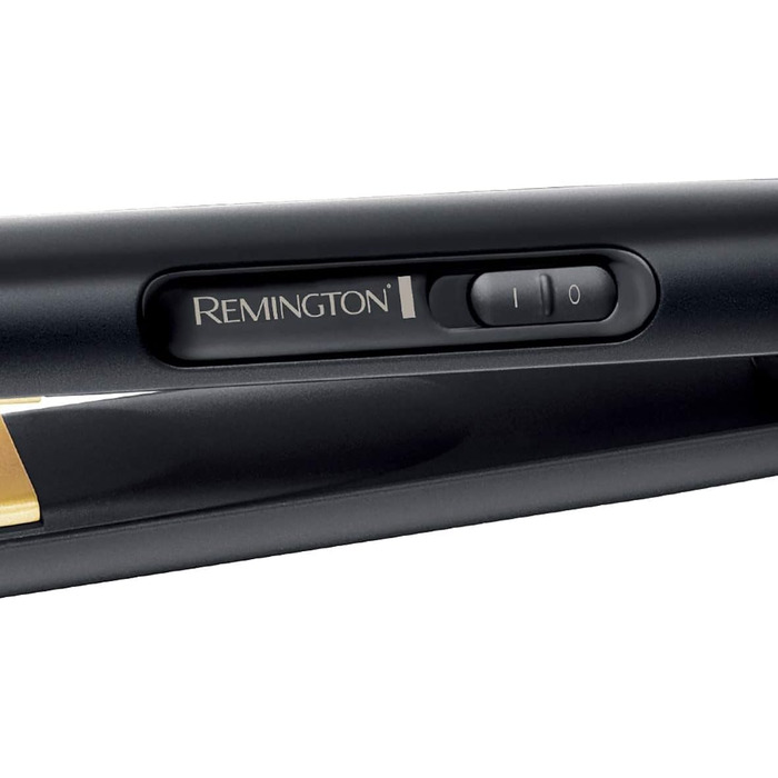 Випрямляч для волосся Remington S1450 (чорний) - вузькі керамічні пластини, швидкий нагрів, 215°C