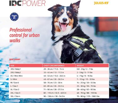 Шлейка для собак IDC Powergeschirr, розмір S, блакитна - відбиваюча шлейка з лого-полем, регульована, дихаюча, з великою свободою рухів, сертифікована Oeko-TEX, для малих, середніх та великих собак.