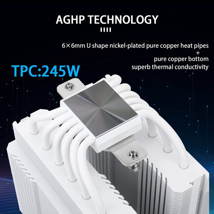 Thermalright Peerless Assassin 120 White ARGB - Кулер для CPU з 6 тепловими трубами та двома вентиляторами 120mm