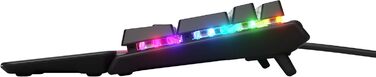 SteelSeries Apex 7 - Механічна ігрова клавіатура з OLED дисплеєм - Червоні перемикачі - Розкладка DE (QWERTZ)