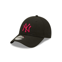 Кепка New Era New York Yankees 9Forty чорно-рожева (однаковий розмір)