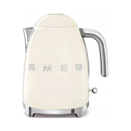 Електричний чайник Smeg KLF03CREU, 2400 Вт, 1,7 л, бежевий/коричневий