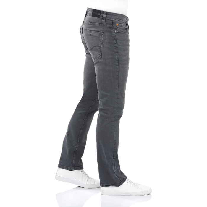 Чоловічі джинси Riverso Falko Bootcut Stretch Denim (чорний, синій, сірий) 29-40