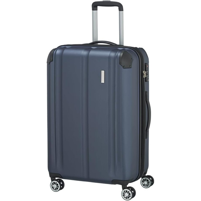 Тролей-валіза Travelite CITY: містка, розширювана, 68 см, 78-86 л, TSA замок