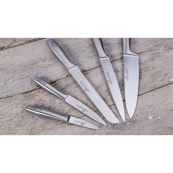 Набір ножів у підставці Gerlach Modern, 5 предметів, чорний блок