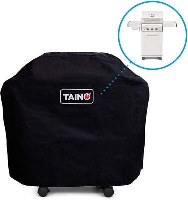Чохол для гриля TAINO Platinum Black 2+1, водостійкий захист, накриття для 2-пальникової плити