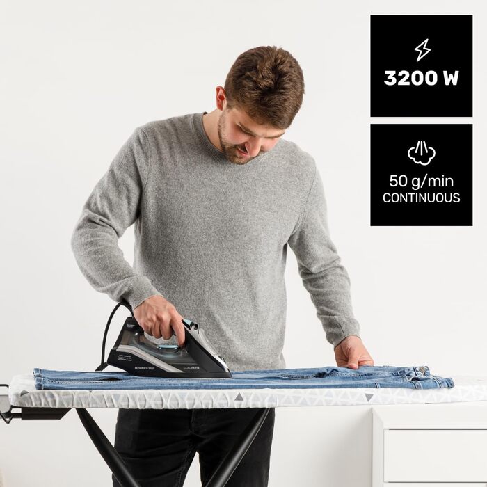 Пароочисник Geyser Eco 3200 | 3200W | Підошва Ultra X-Slide | 220г/хв | Швидкий нагрів, Antikalk, Tropfstopp, Самоочищення, ECO-Функція