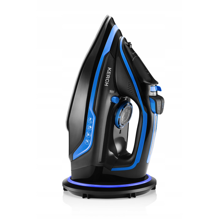 Бездротова керамічна праска Kerch Ultimate Blue, 2600 Вт, 450 мл