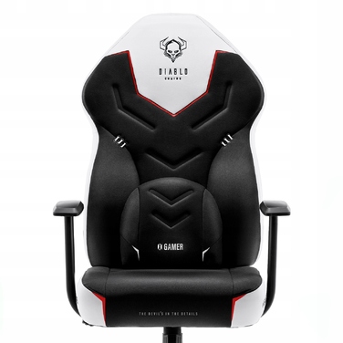 Ігрове крісло Diablo Chairs X-Gamer 2.0, тканина, чорне