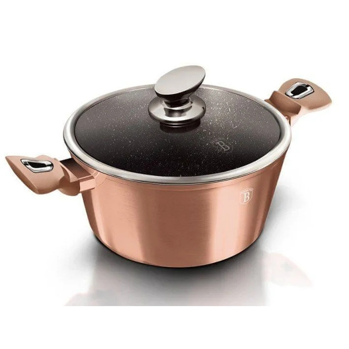 Каструля традиційна Berlinger Haus Rose Gold, 8 л