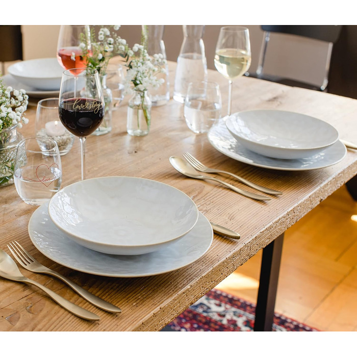 Набір посуду MÄSER Serie Tiles Modernes Vintage для 2 особи (8 предметів) - кераміка, дизайн Мавританії