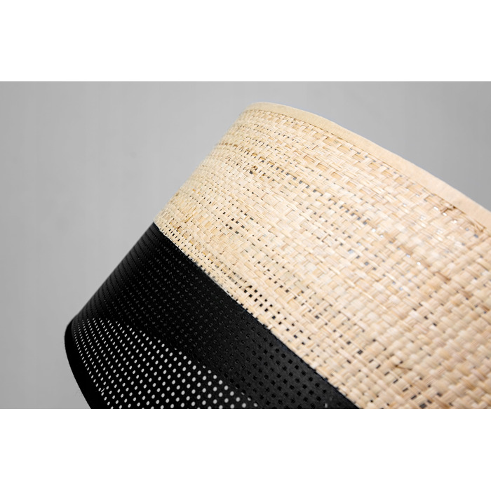 Стильна настільна нічна лампа з абажуром у стилі бохо: сучасний ротан та солома, Loft LED