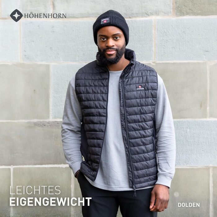 Чоловіча гірська жилетка Höhenhorn Dolden: гібридна, степкова, спортивна куртка XXL чорного кольору