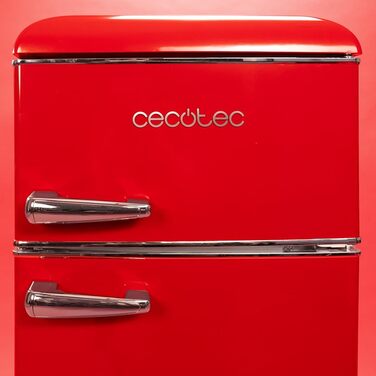 Холодильник Cecotec Bolero CoolMarket 2D Origin 86 Green - Ретро, 86л, Клас E, з морозильною камерою