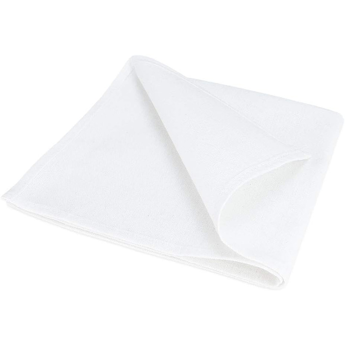 Texpot Napkins, twelve pieces, white, 40 x 40 cm, cotton