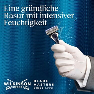Смінні касети для чоловічої бритви Wilkinson Sword Hydro 5, з карбоновим покриттям та зволожуванням шкіри, 8 шт