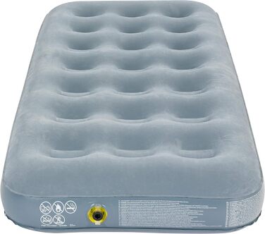 Надувне ліжко Campingaz Quickbed Single для відпочинку на природі та вдома - 188 x 74 x 19 см, до 148 кг