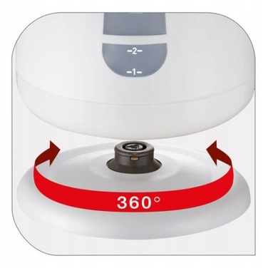 Електричний чайник Tefal KO2991, 2400 Вт, 1,5 л, білий