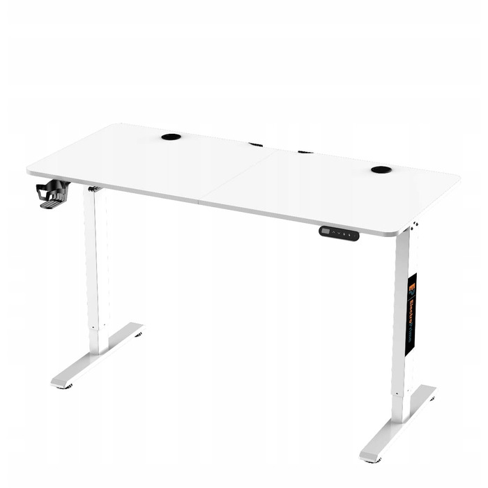 Ігровий стіл Electroprime з регулюванням висоти, білий MDF, 140x60 см