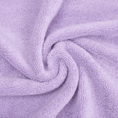 Набір рушників для рук American Soft Linen Premium, 100% турецька бавовна, люксова готельна якість, ліловий колір, 4 шт.