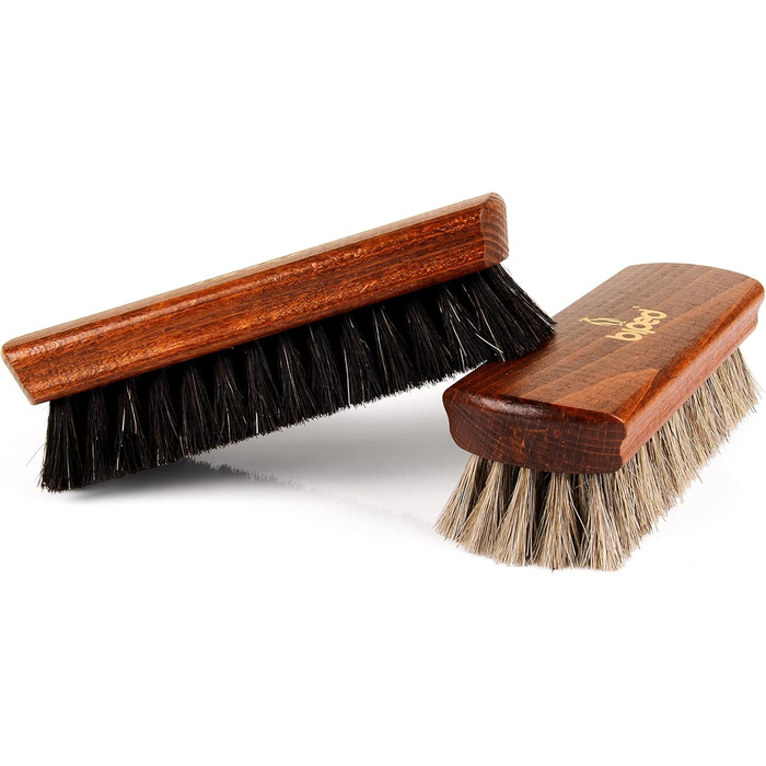 All-Purpose Shoe Shine Set, 13-Piece with Practical Wooden Box, 30 x 20 x 14 cm, z2408