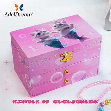 Скринька для прикрас ADEL DREAM: подорожний органайзер для кілець, сережок, намист. Три шари, колір: рожевий
