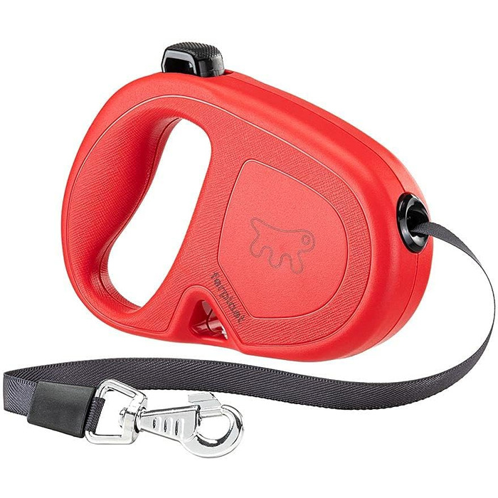 Рулетка для собак Ferplast Flippy ONE, червона, до 25 кг, 5 м
