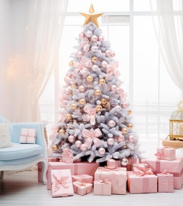 Набір прикрас на ялинку 36 шт. блакитні кулі, новорічний декор, ялинкові прикраси, блакитні кулі для ялинки, святковий декор для дому, 6 см