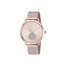 Жіночий годинник Michael Kors Portia 36 мм, колір рожеве золото з блискітками