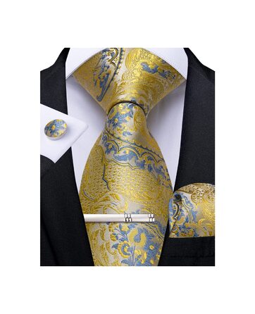 Краватка чоловіча DiBanGu світло-жовта, модна