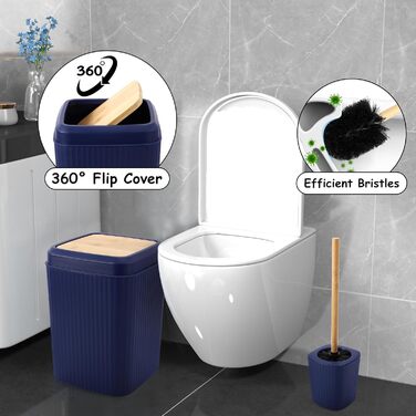 Комплект аксесуарів для ванної кімнати: душовий завіс та килимки (темно-зелений)