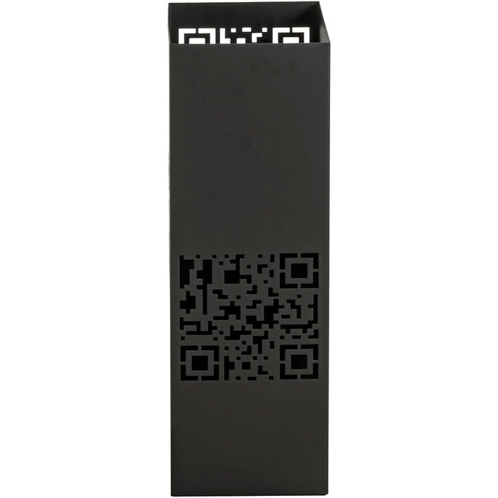 Підставка для парасольки HAKU Möbel, чорна, метал, 16x48x16 см, сучасний стиль