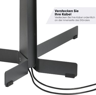 Підставка для телевізора Vogel's TVS 3695, поворотна, 40-77 дюймів, 50 кг, VESA 600x400, дуб, сталь