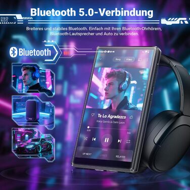 MP3 плеєр Mechen 256GB Bluetooth WiFi Android 13, 5.0